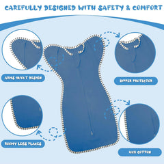 Roksuma transition sleep sack 3-6 months supports natural arms up sleep