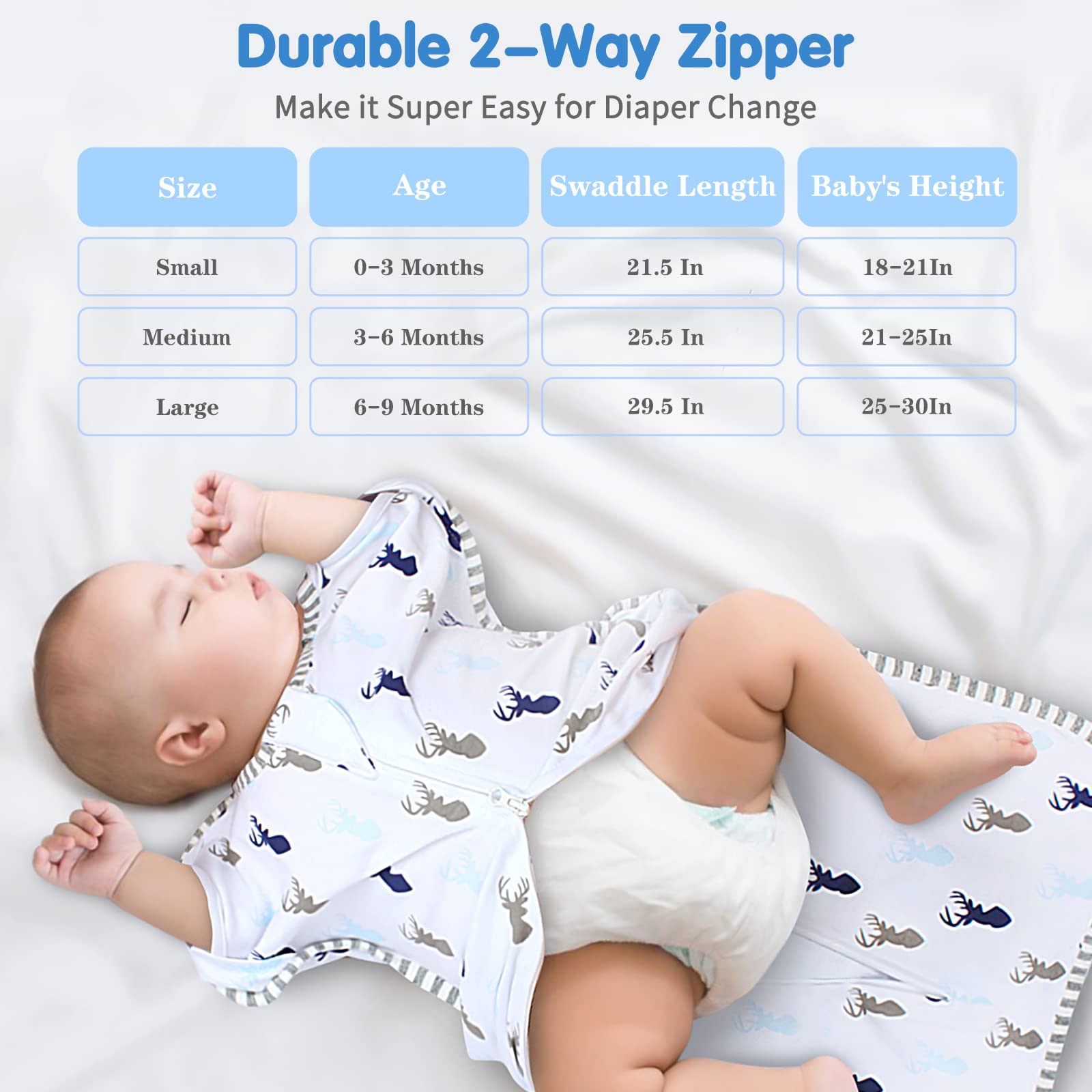 Roksuma Transition Swaddle in neutral colors suitable for boys and girls