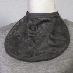 ROMET stoma guard cover closeup; mesh texture shows air flow-friendly design.