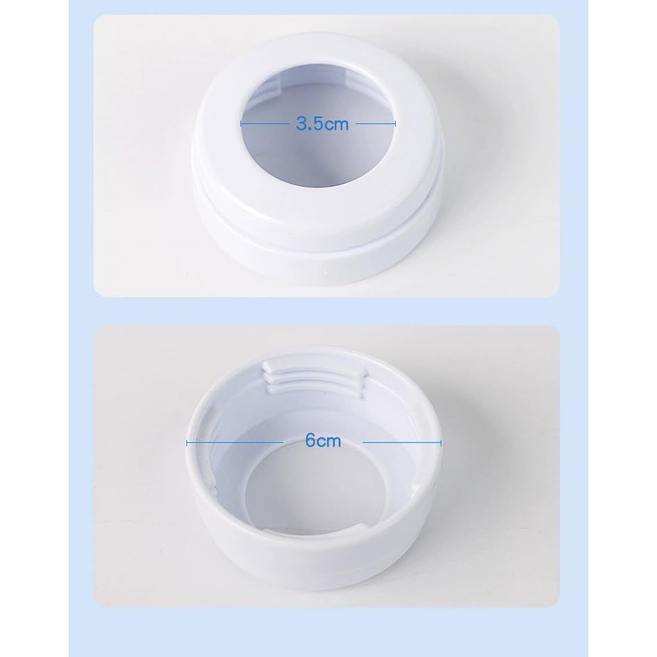 ROMIRUS two-pack screw rings and caps ready for quick bottle maintenance.