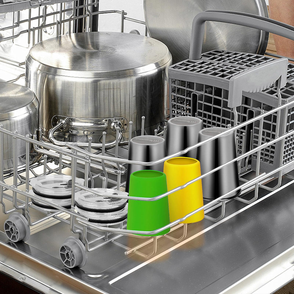 All parts disassemble for thorough cleaning and dishwasher-safe convenience.