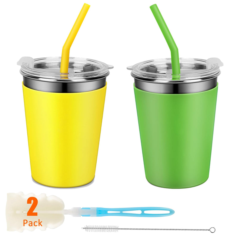 Rommeka kids stainless steel cup remains durable after drops, ideal for playtime on the go.