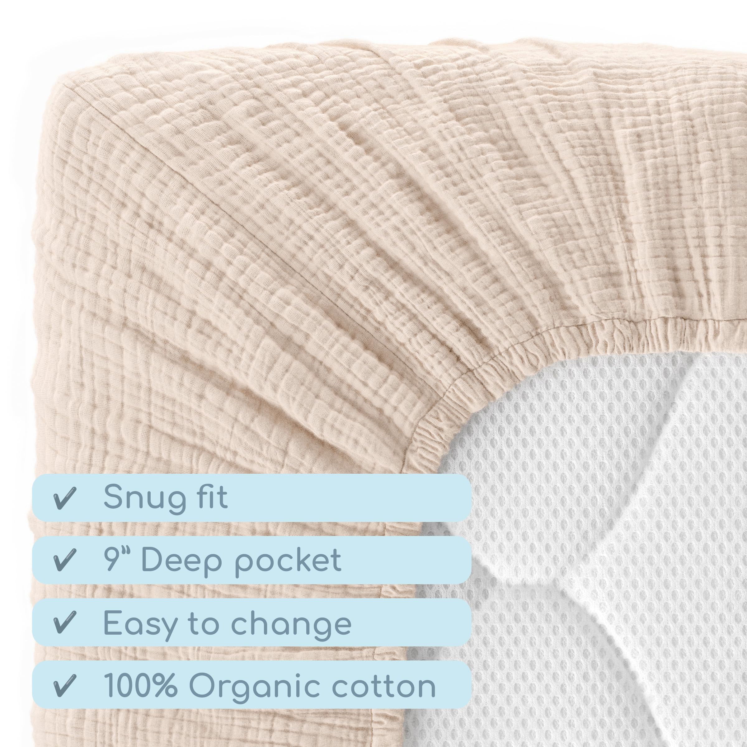 ROMY RO gift-ready crib sheet makes a thoughtful baby shower present.