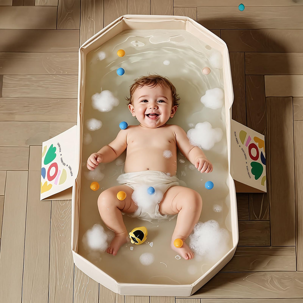 RONBEI easy-drain design allows quick emptying without lifting a full tub