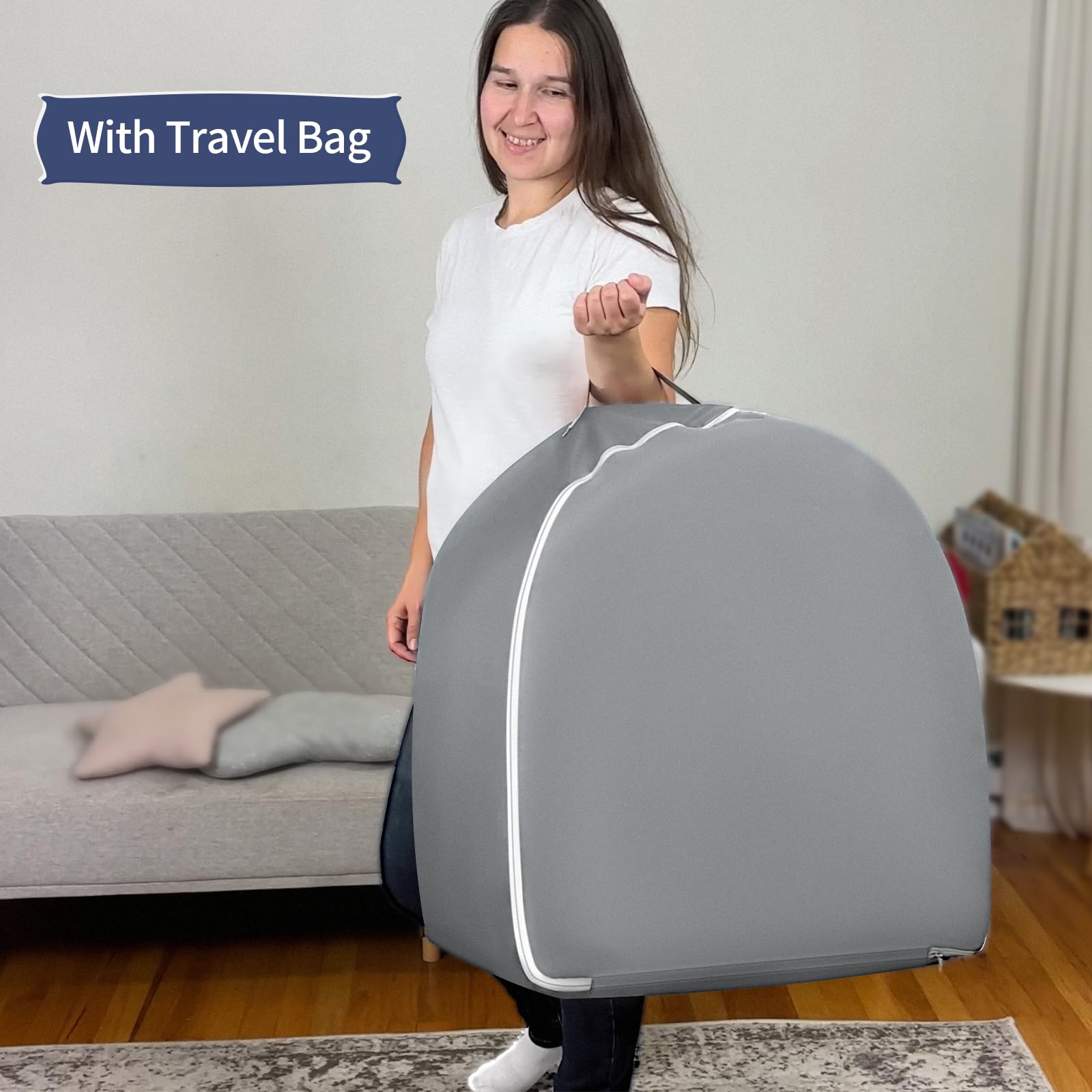 RONBEI safety foam support keeps its shape for a secure rest.