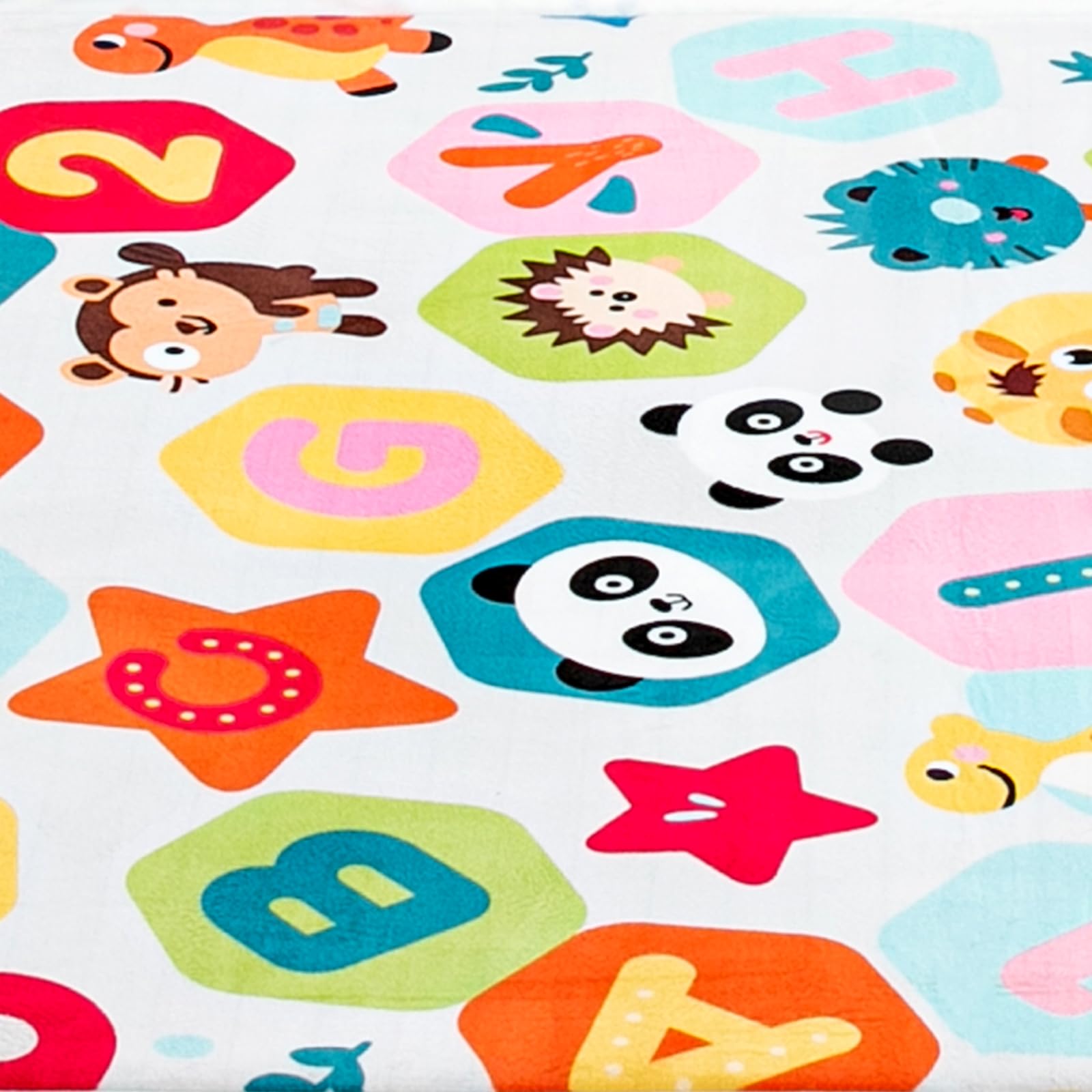 RONGFA baby play mat in a 50x50 inch playpen setup