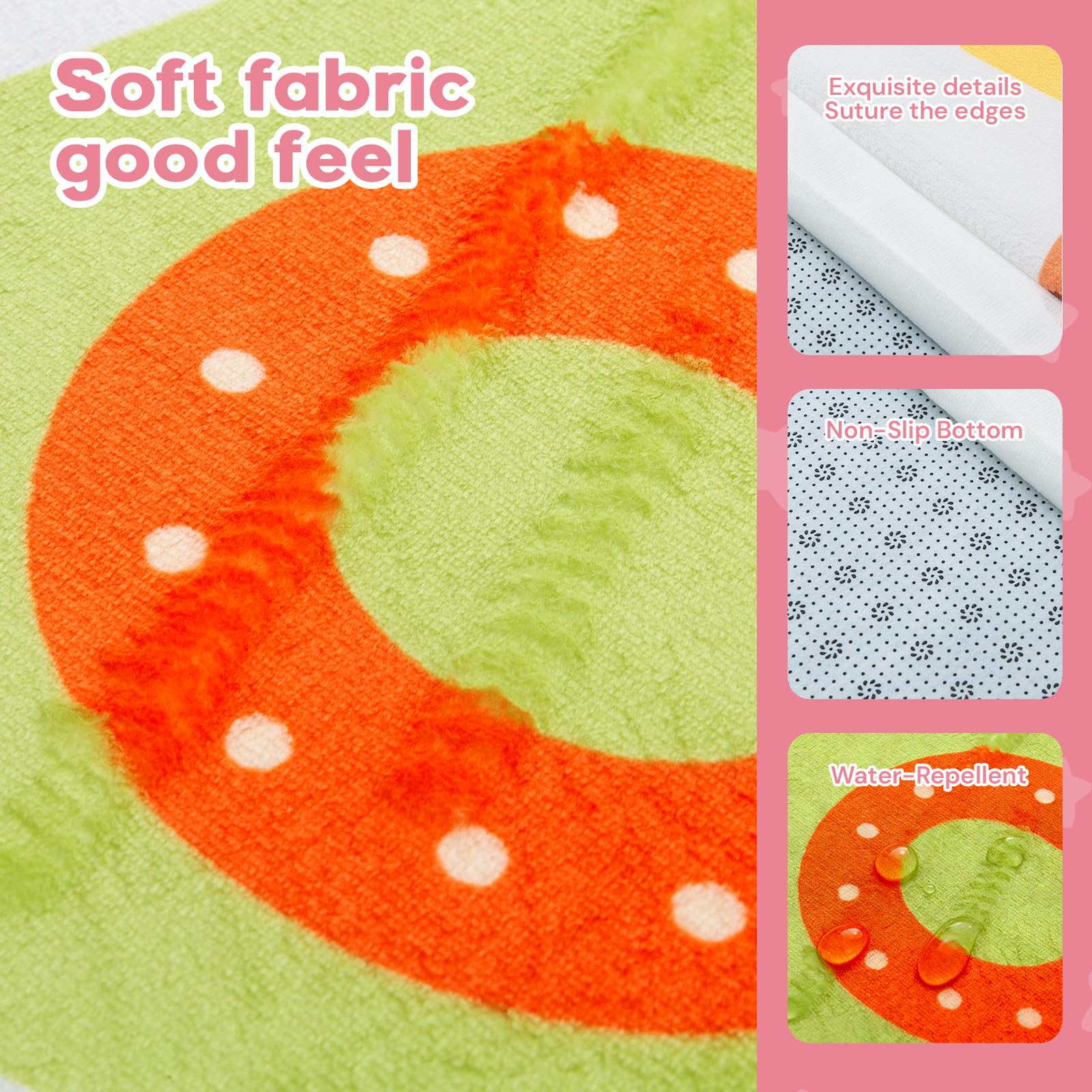 RONGFA mat bottom features non-slip silicone to stay in place