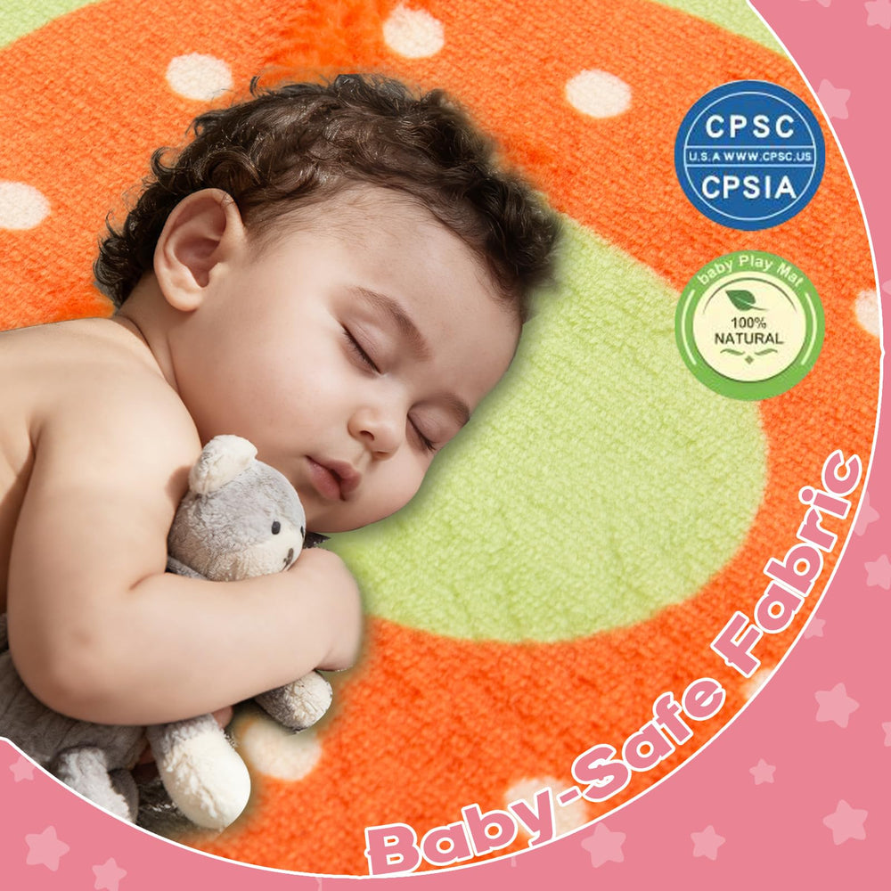 RONGFA mat used for tummy time and early motor play