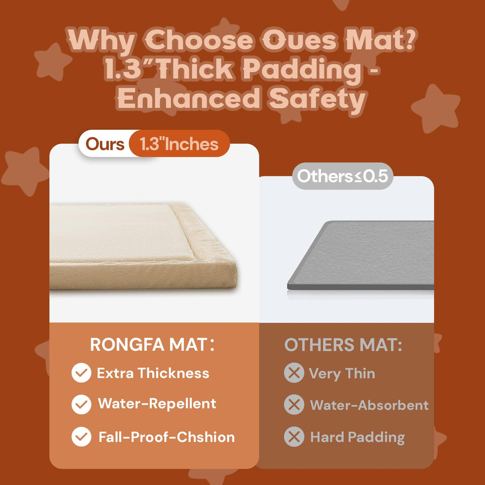 RONGFA tummy-time-ready surface supports early movement and exploration