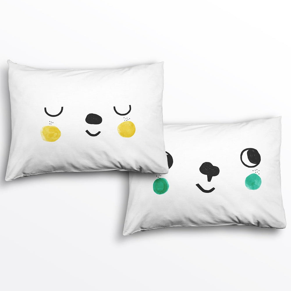 Rookie Humans Kids Pillowcases 2-Pack front designs brighten bedtime with cheerful characters