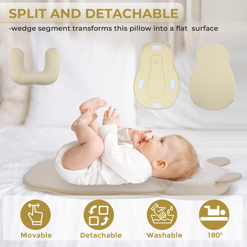 Rootling feeding pillow supports 0-24 months development during meals