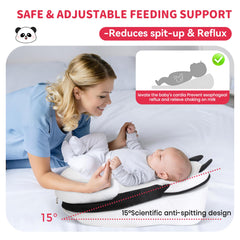 Rootling baby lounger reflux wedge supports comfortable feeding and positioning.