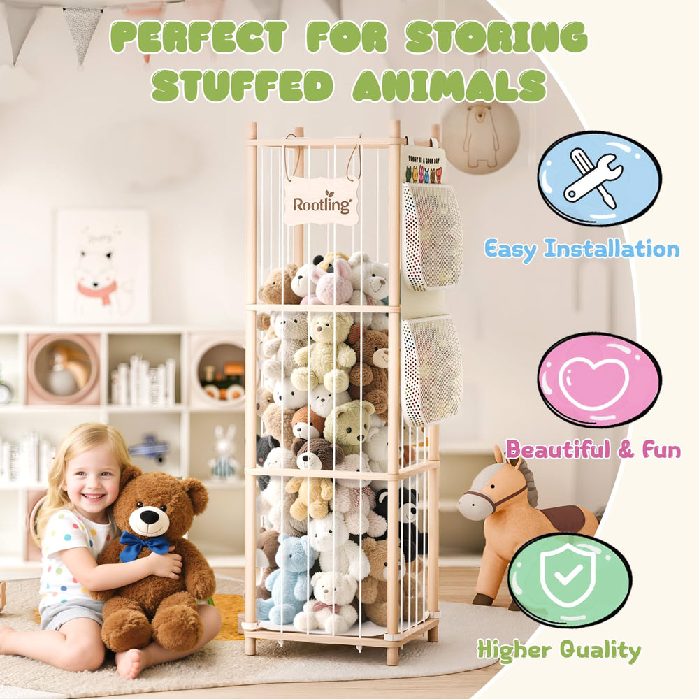 Rootling pre-drilled panels with snap-fit connectors simplify assembly for busy families.