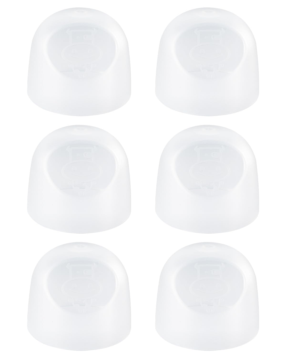 ROPOSY 6-pack bottle caps for Pigeon, compatible and easy to swap during feeding