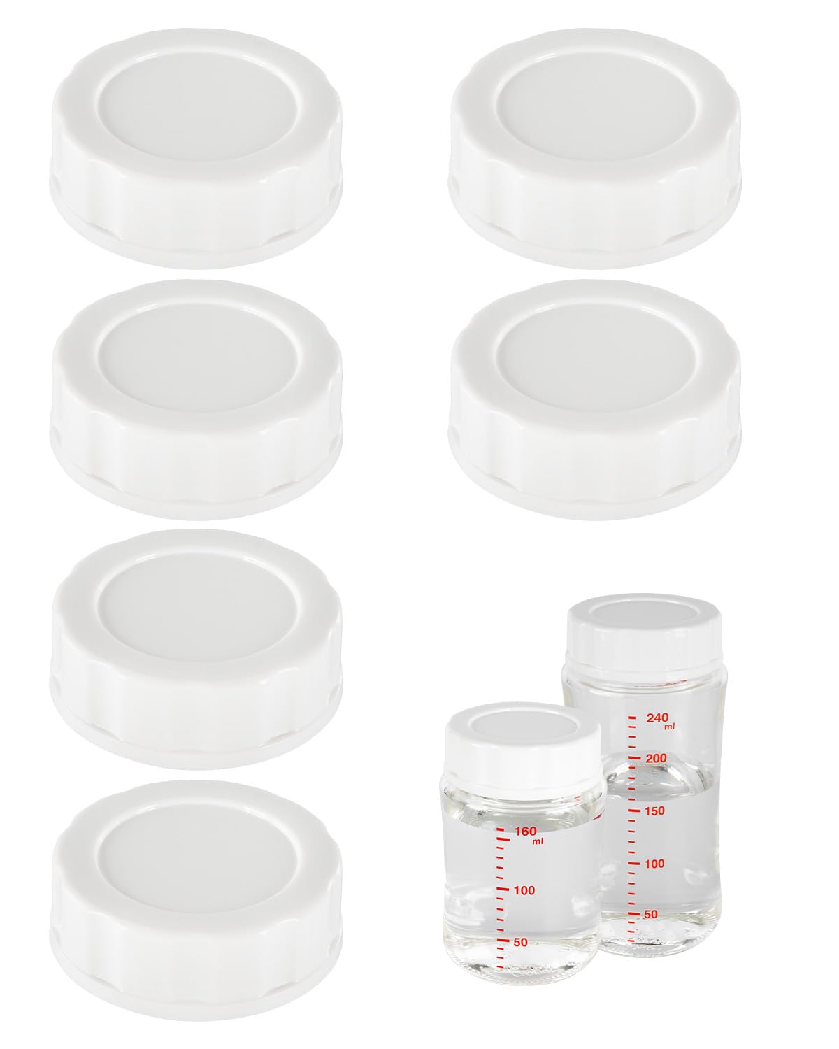 ROPOSY baby bottle cap for Pigeon bottle with a soft, secure closure to help prevent leaks.