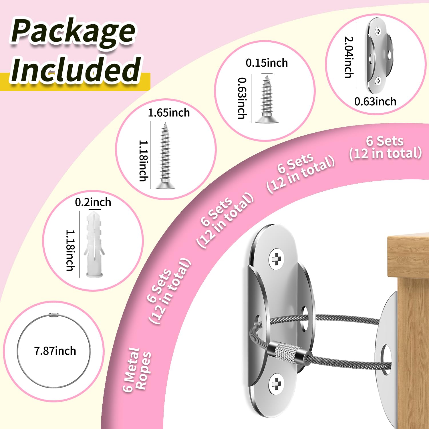 RORMGO baby proofing anchors improve room safety for kids.