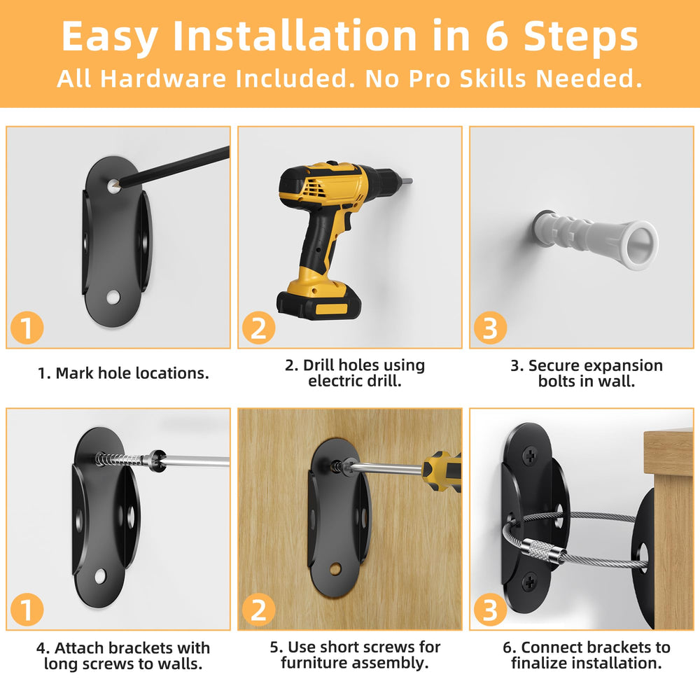 RORMGO included hardware and simple tools enable quick installation