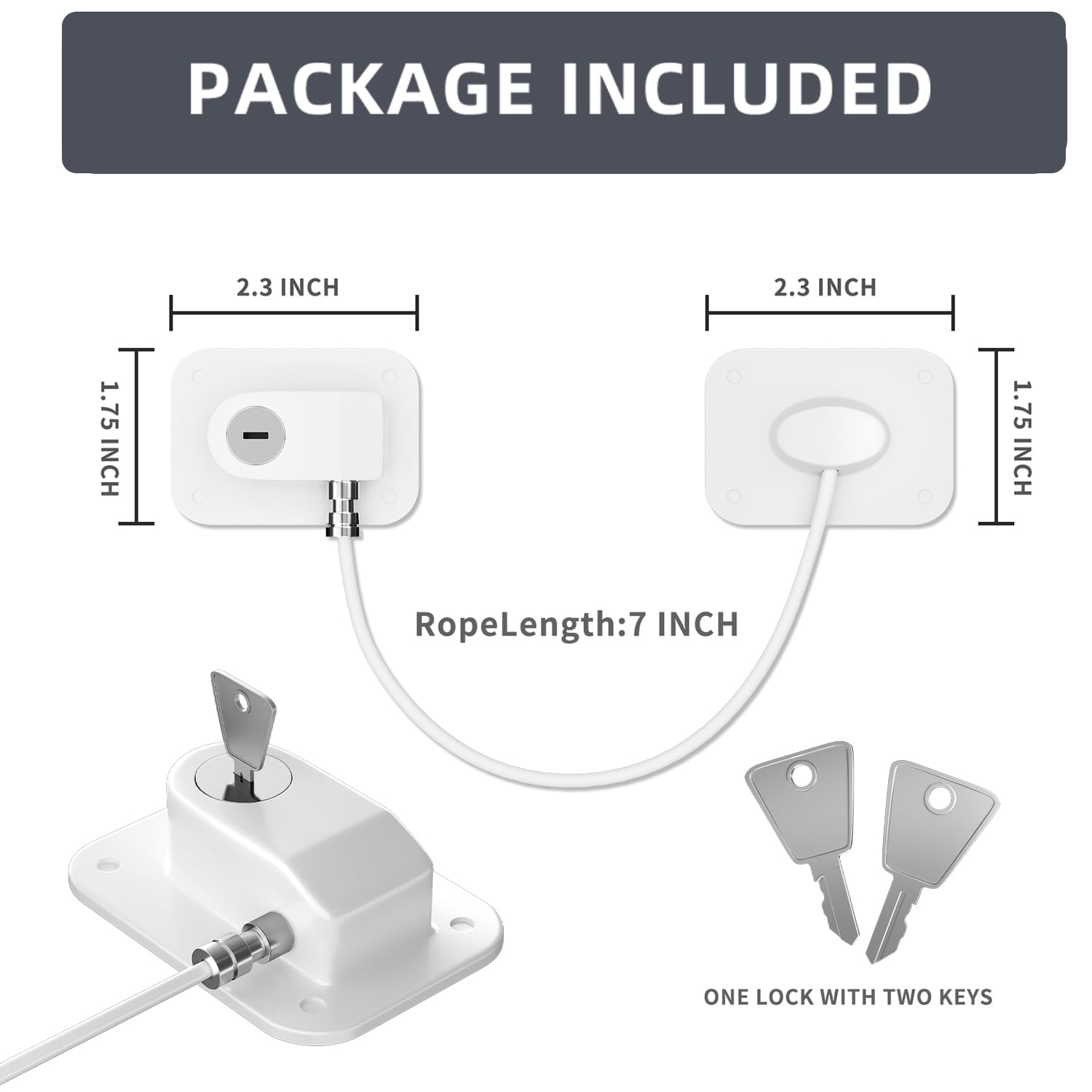 RORMGO kitchen safety upgrade with two keys for easy access