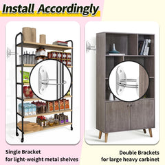 RORMGO wall straps installation shows easy, quick dresser stabilization.