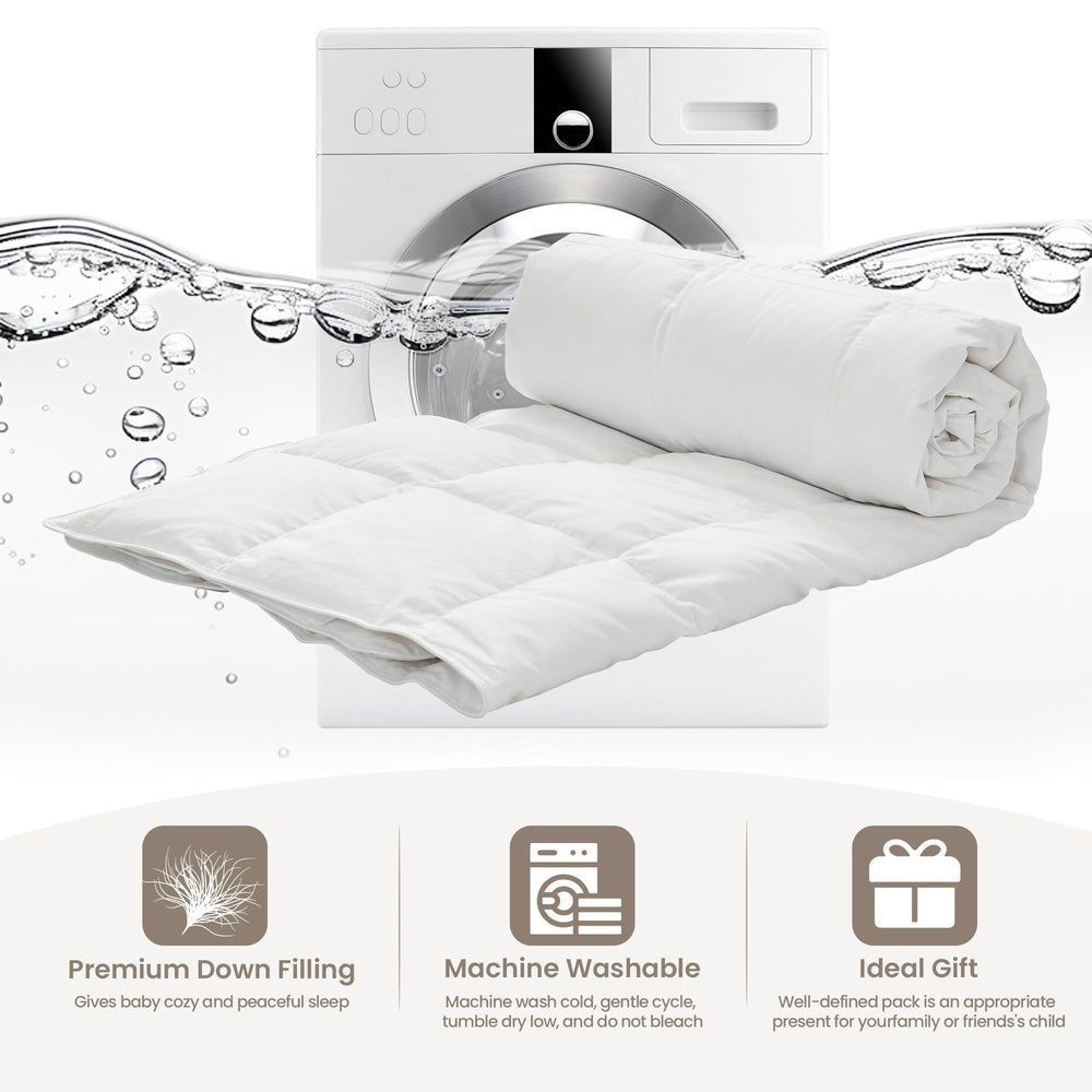 ROSE FEATHER comforter 33x43 inches fits standard cribs