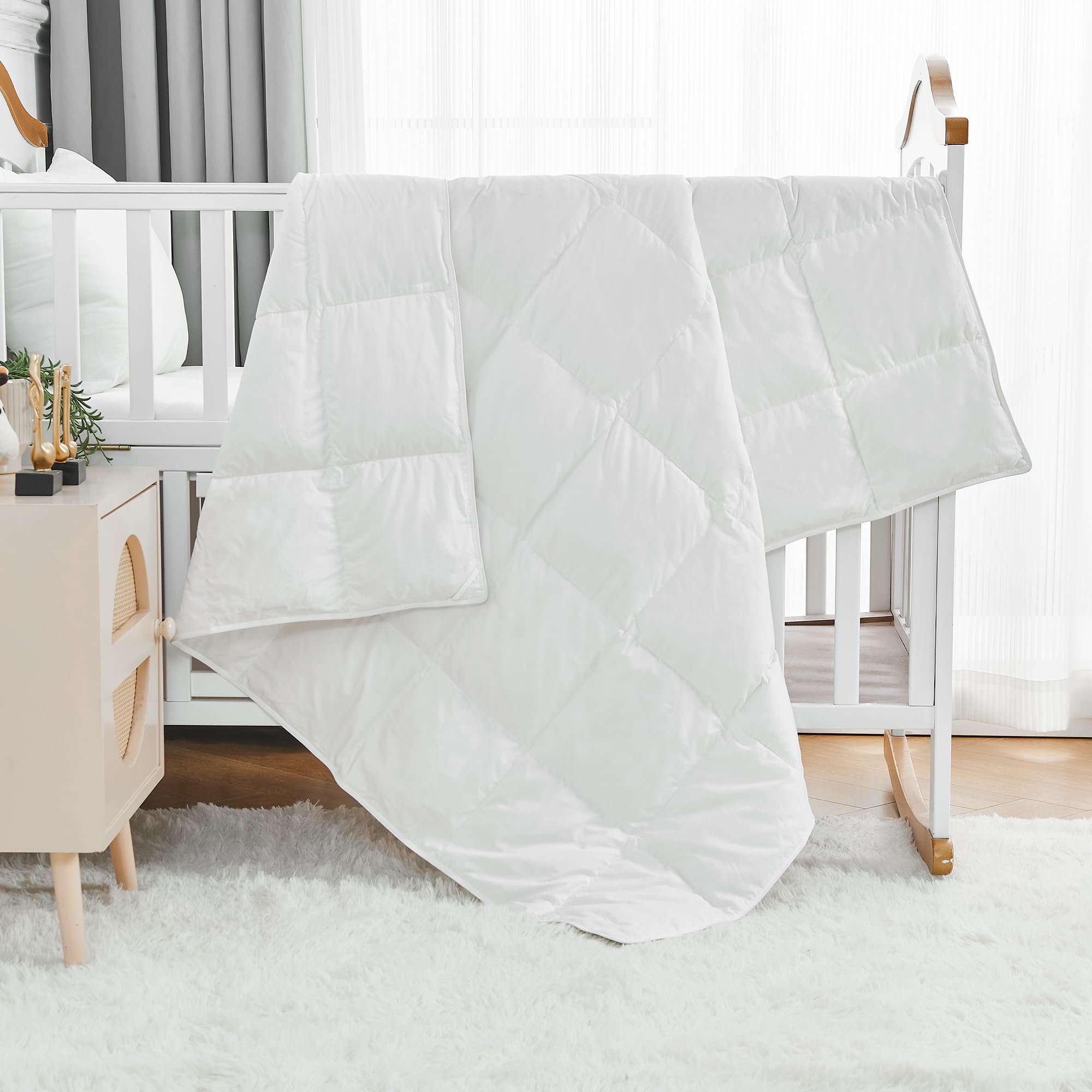 ROSE FEATHER comforter ideal for air-conditioned nurseries