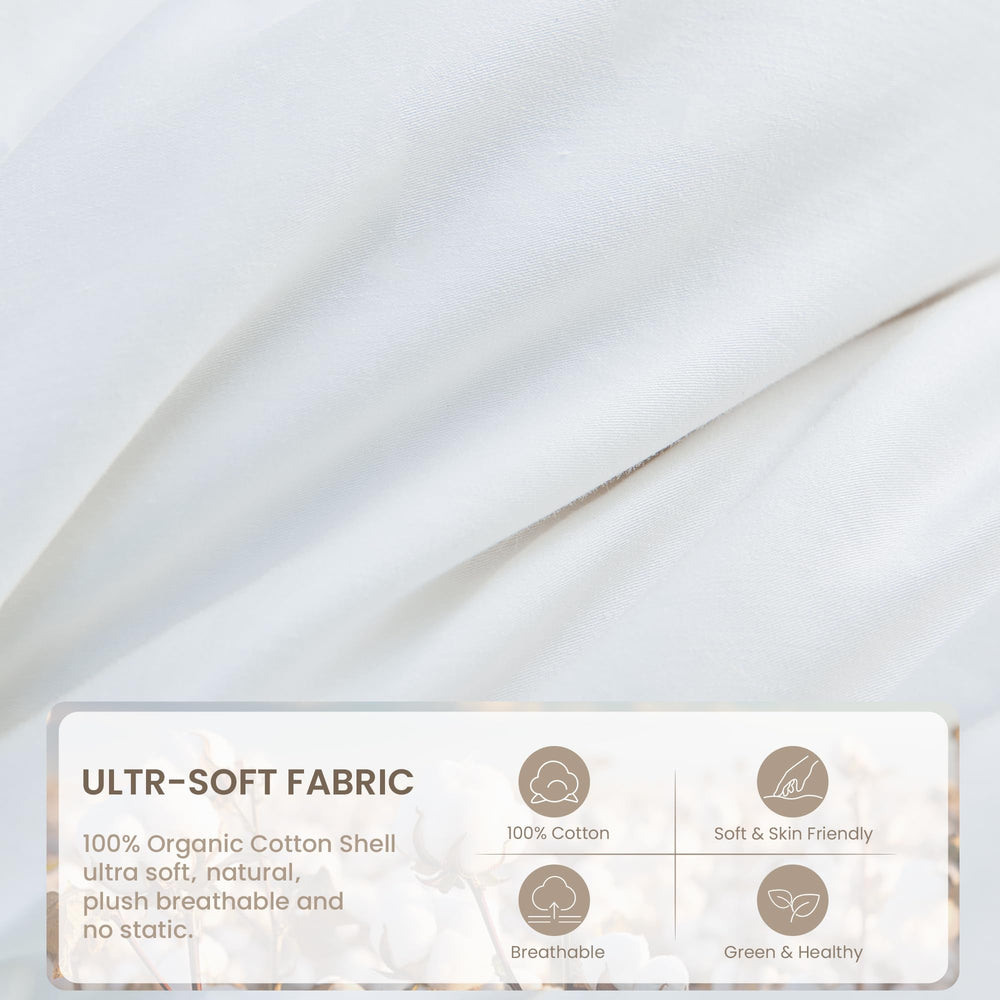 ROSE FEATHER comforter diamond quilted design distributes warmth evenly