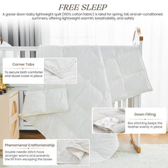 ROSE FEATHER comforter organic cotton cover gentle on skin