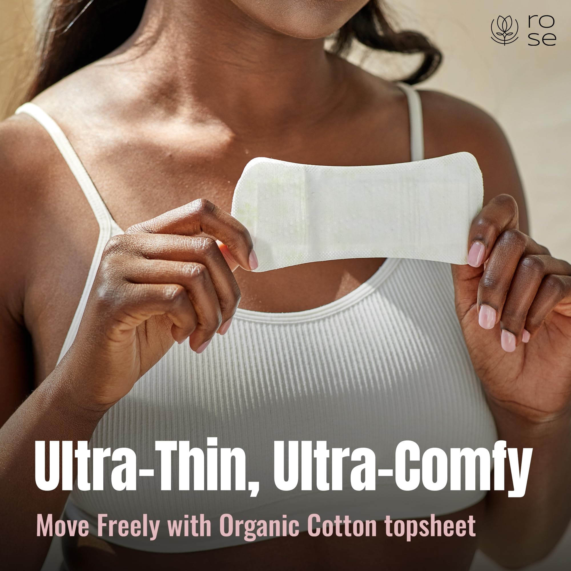 ROSE organic cotton material highlighting toxin-free composition