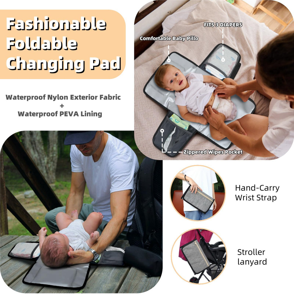 ROSEGIN Detachable pacifier case keeps essentials organized during outings.