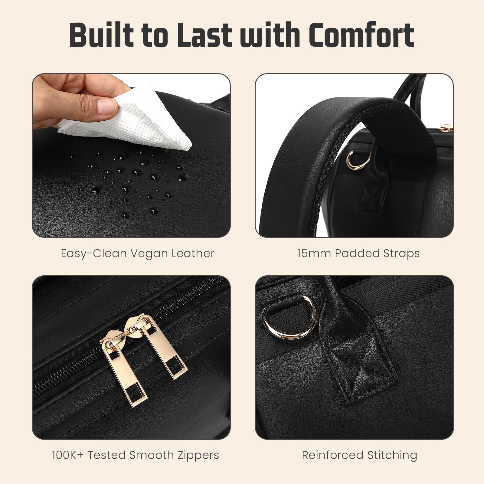ROSEGIN airline-friendly design supports easy travel and on-the-go parenting.