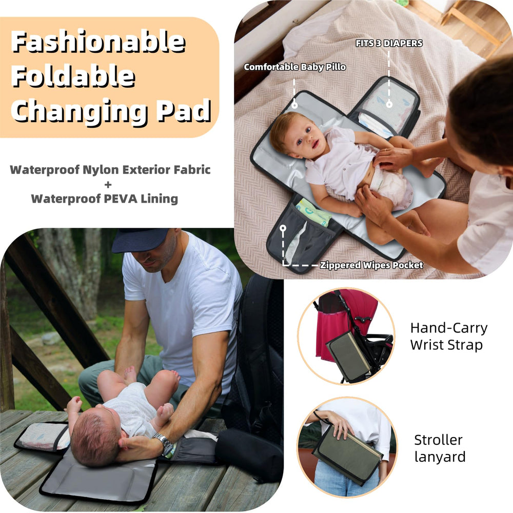 ROSEGIN diaper bag insulated bottle holders help maintain feeds during outings.