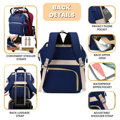 ROSEGIN Diaper Bag insulated bottle holders keeping drinks ready