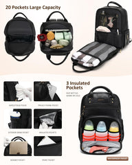ROSEGIN insulated bottle pockets keep bottles at the right temperature during outings.