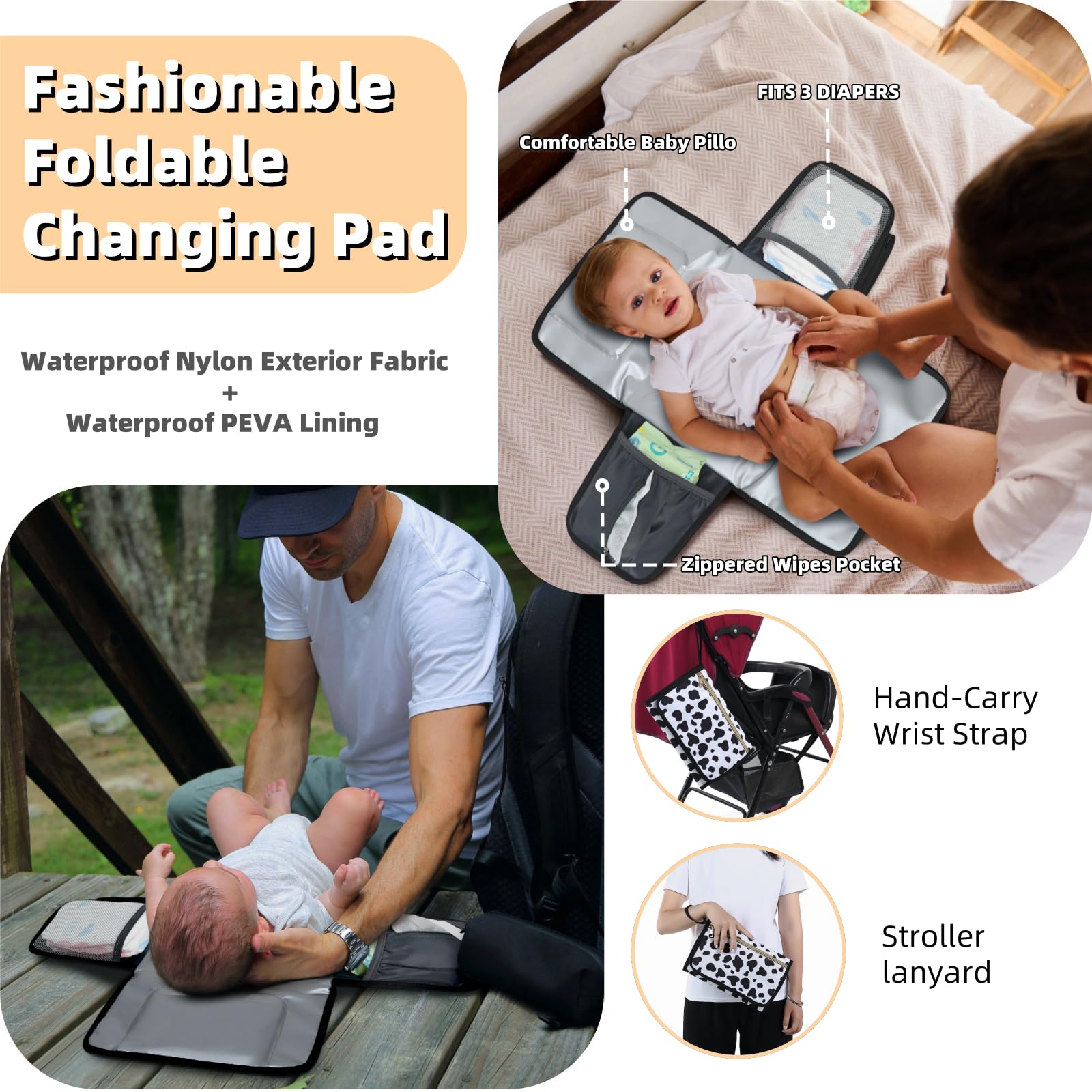 ROSEGIN detachable pacifier case helps organize small items.