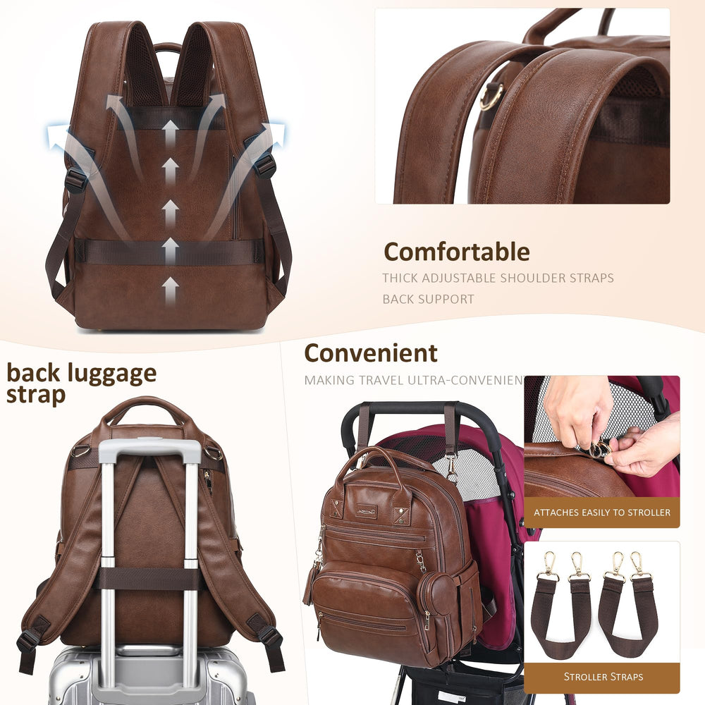 ROSEGIN 20-pocket pro organizer keeps baby essentials neatly sorted.