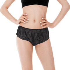 Rosvola disposable underwear packaging showing compact, travel-ready single-use protection
