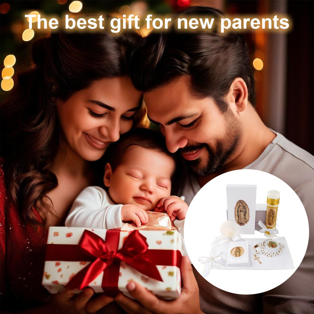 Rotel gift box keeps all baptism items organized and ready.