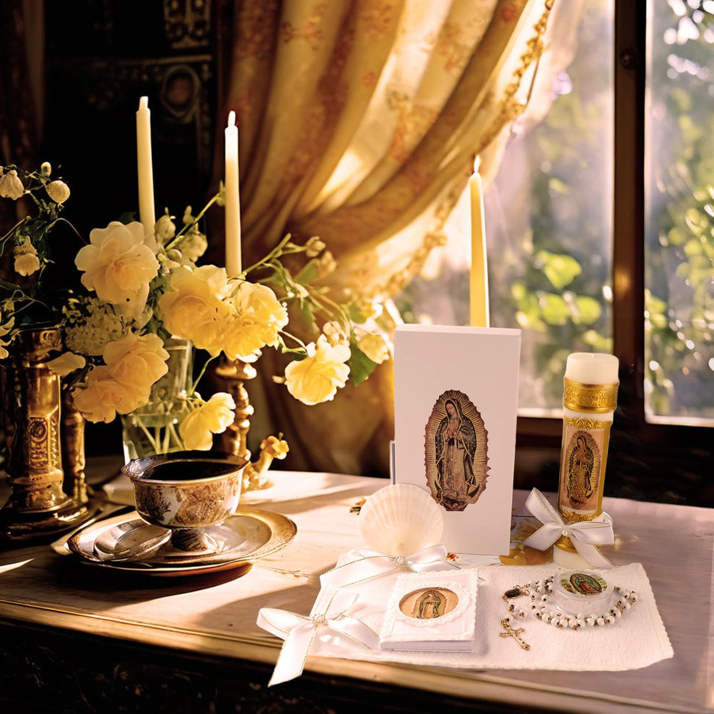 Rotel baptismal shell adds an elegant touch to the ceremony.