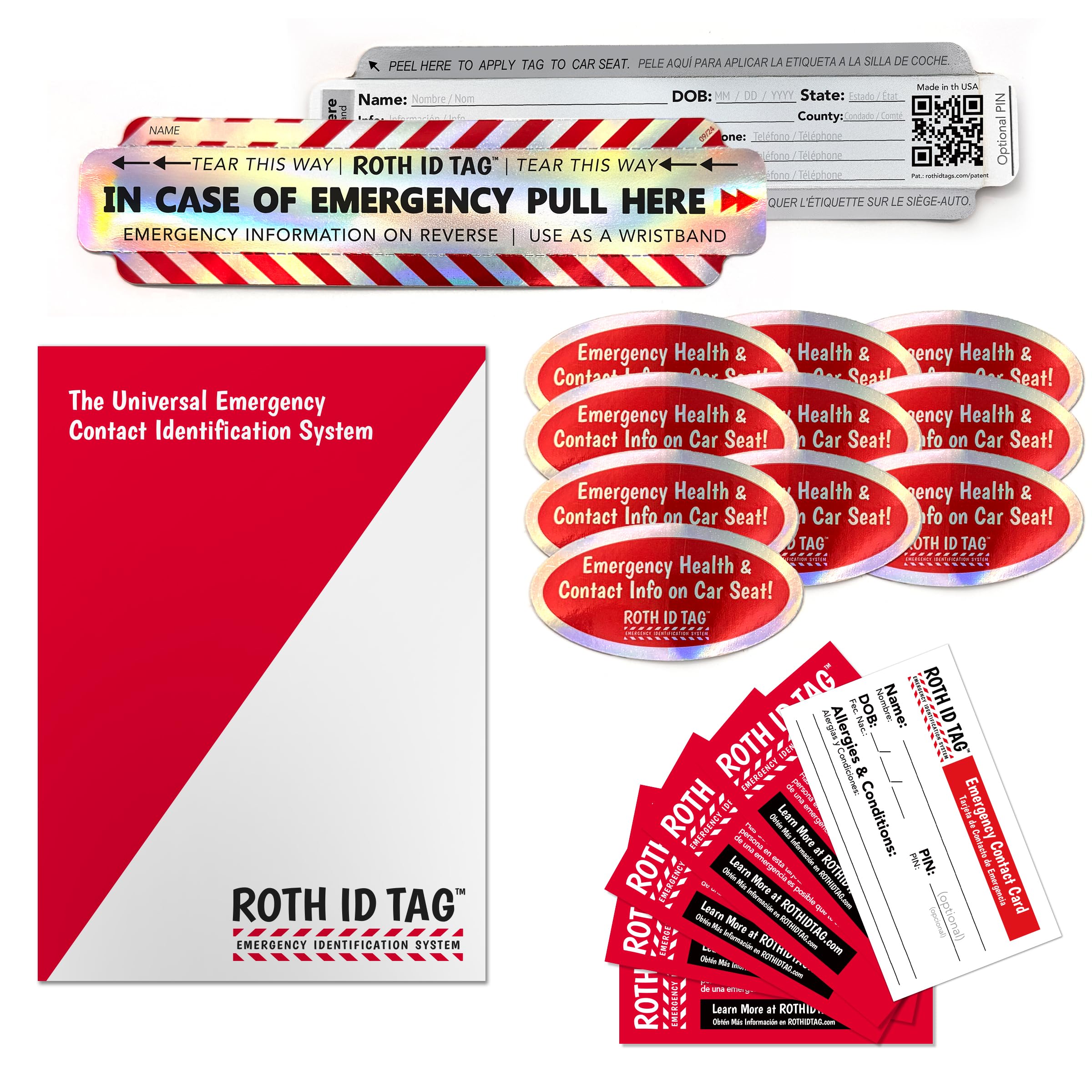 Roth ID Tag signal tags provide fast cues for caregivers.