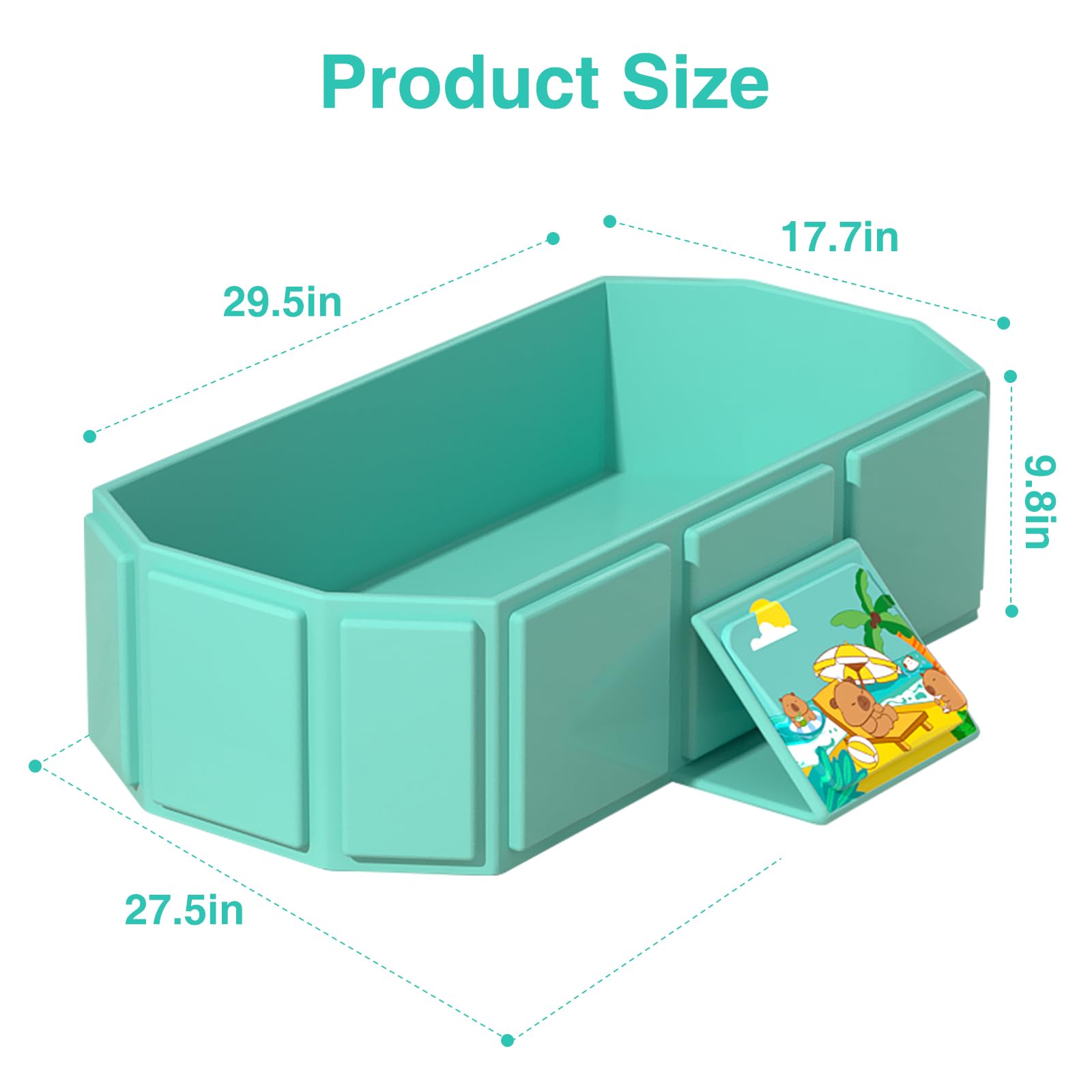 ROUSKEY age range 0-6 years folding bath tub; suitable for multiple growth stages.