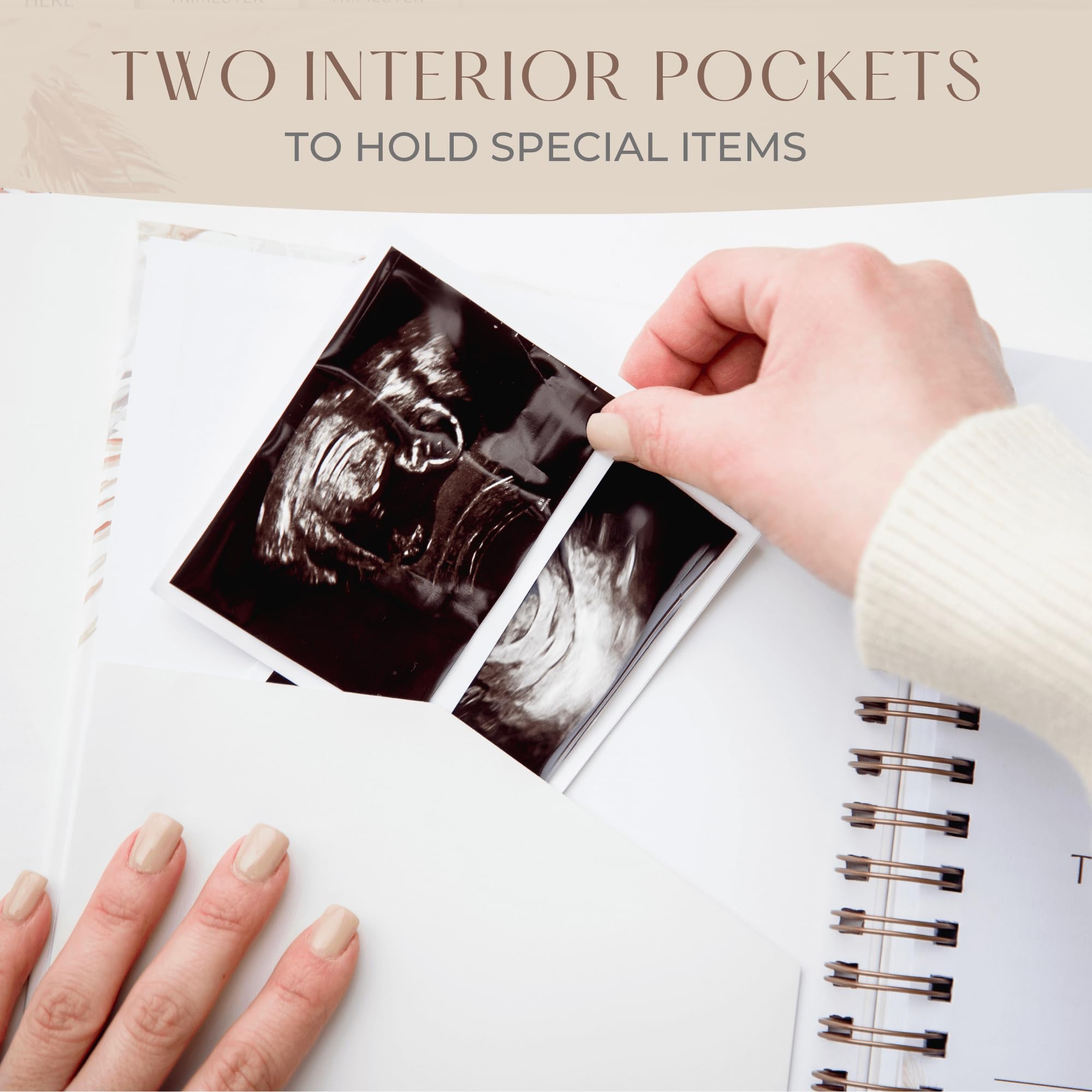 Roux & Lou Keepsake Pregnancy Journal birth plan checklist and guides