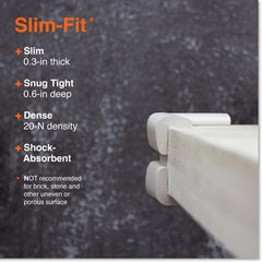 Close-up of 3M adhesive tape used for secure attachment.