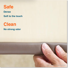 Edge protector attached with 3M tape for secure furniture adhesion