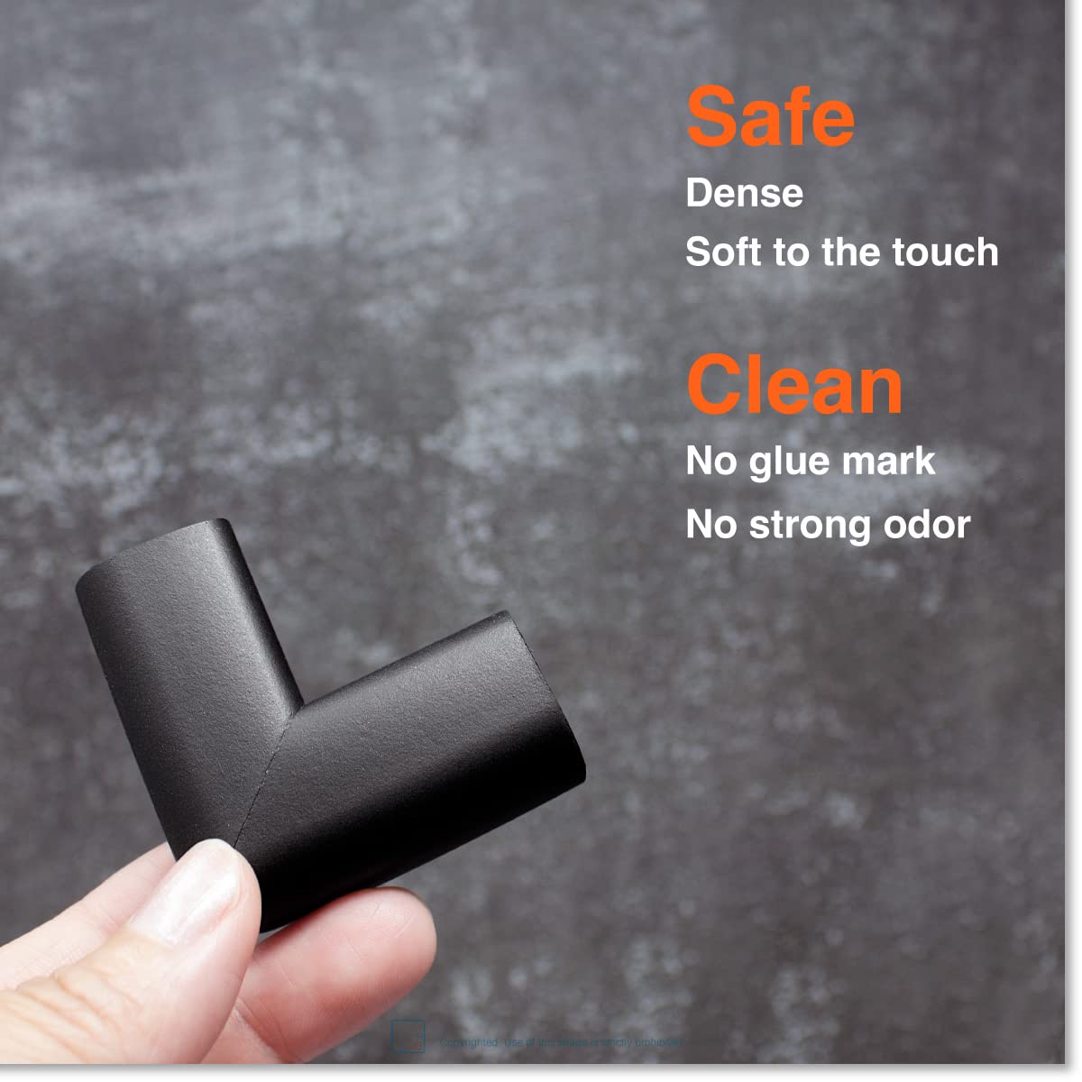 Roving Cove Dense soft rubber foam cushions minor bumps softly.