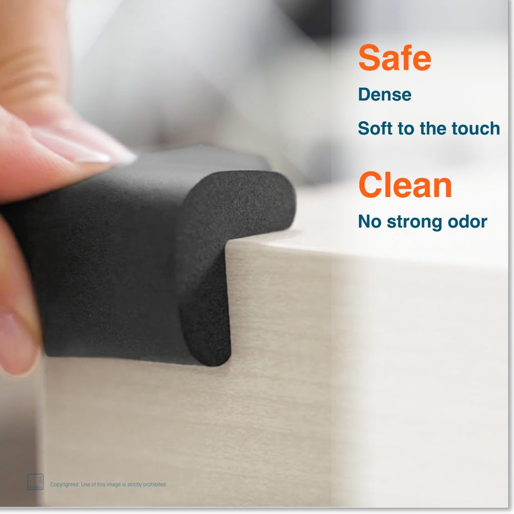 Eight large corners included in the kit for comprehensive room protection.