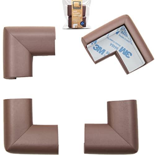 Roving Cove HeftyFit corner protector with four large corners protecting furniture edges for baby safety