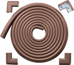 Roving Cove HeftyFit edge protector coffee brown edge guard protects furniture edges