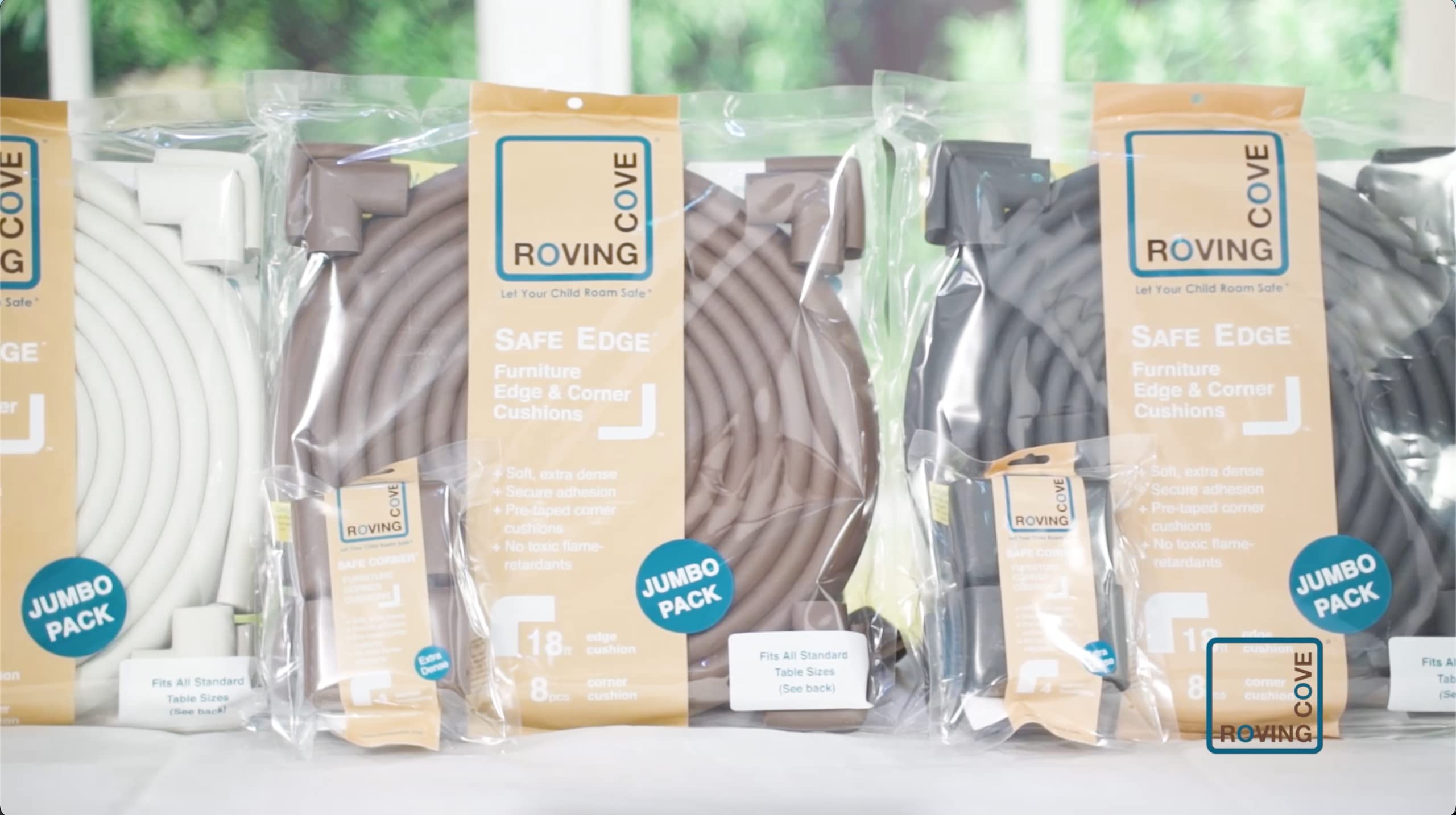Roving Cove HeftyFit fireplace protection guard for hearth safety