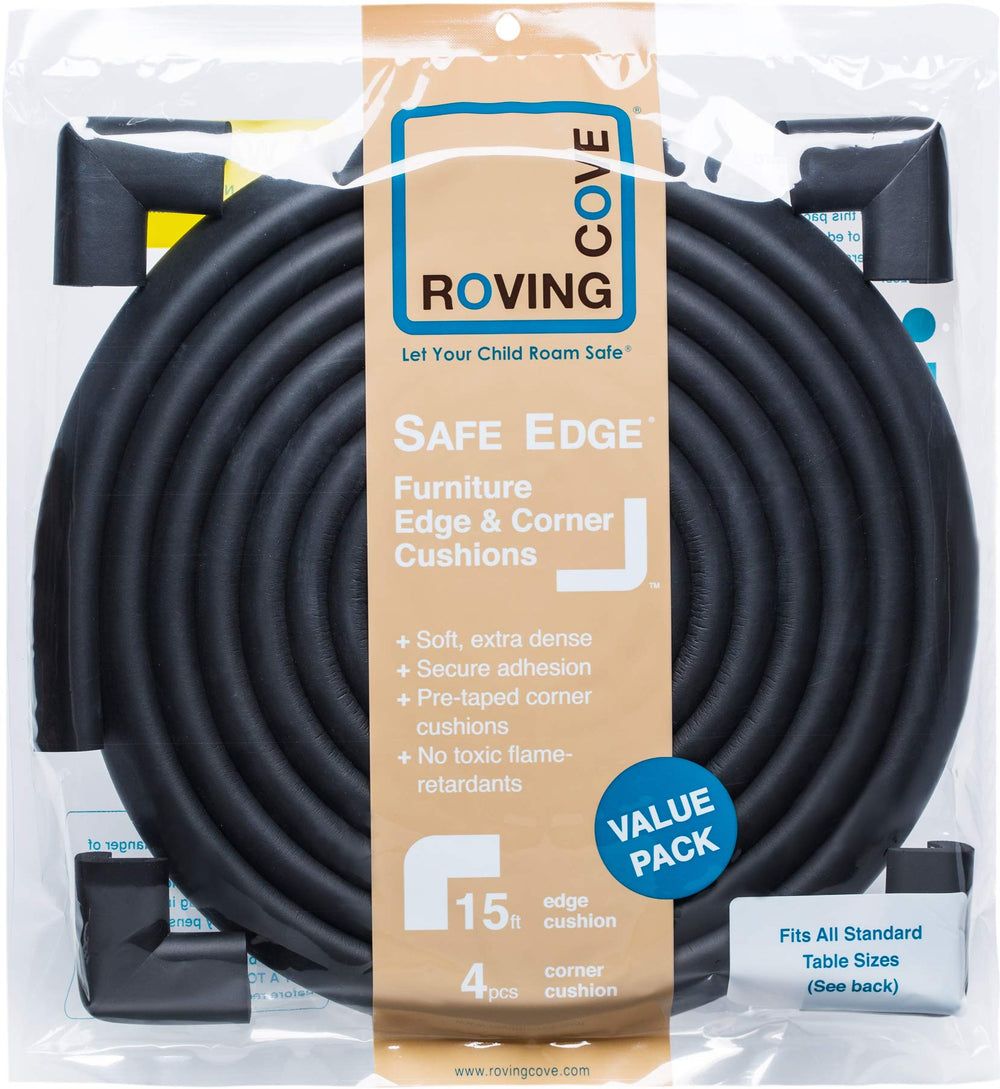 Roving Cove HeftyFit guards safer play around fireplaces and tables.