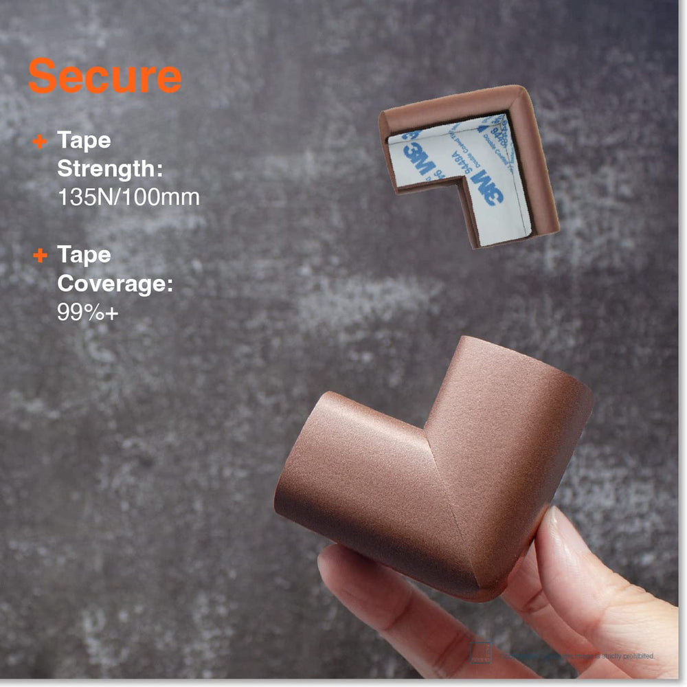 Roving Cove HeftyFit coffee brown corner guard highlighting flame-resistant material
